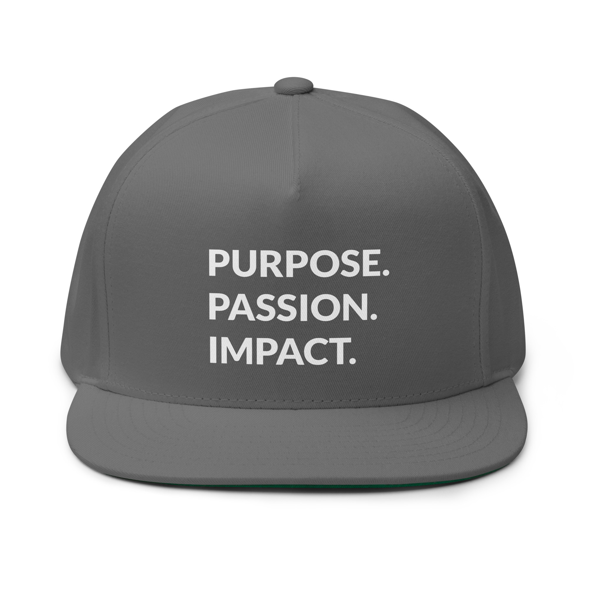 HFTT Flat Bill Cap | Purpose. Passion. Impact. (Colors Available) - Image 4