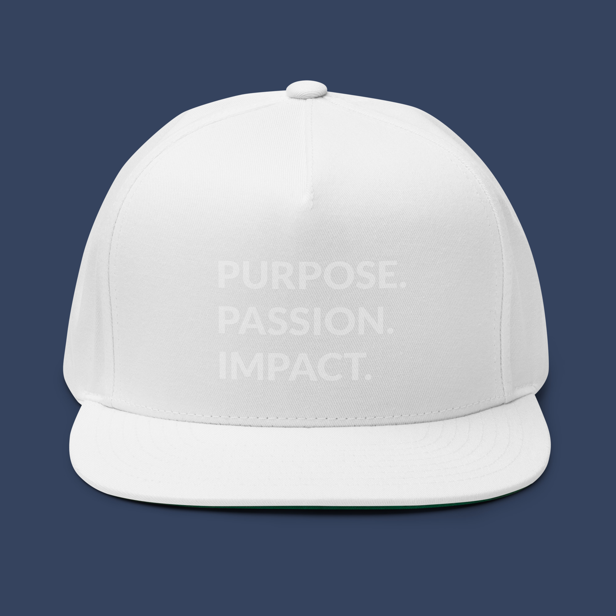 HFTT Flat Bill Cap | Purpose. Passion. Impact. (Colors Available) - Image 5