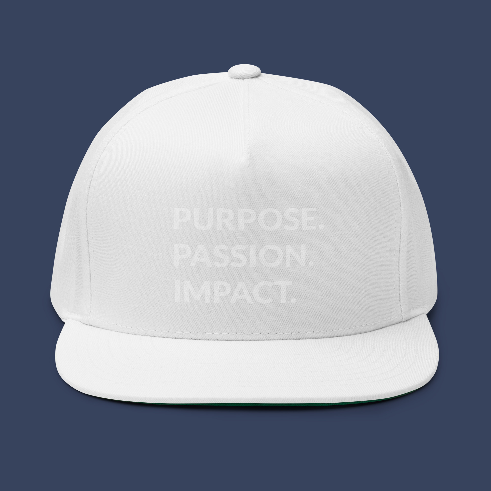 HFTT Flat Bill Cap | Purpose. Passion. Impact. (Colors Available) - Image 6