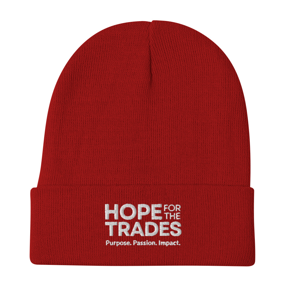 HFTT Embroidered Cuffed Beanie | Purpose. Passion. Impact. (Colors Available) - Image 21